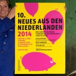 Stroomberg - Affiche Neues Aus Den Niederlanden 2014, Nederlands Letterenfonds